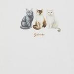 Футболка с принтом cats Givenchy, белый - фото 7
