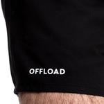 Шорты регби R100 с карманами взрослые красные OFFLOAD, черный - фото 3