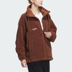 Куртка женская Lounge коричневая Adidas - фото 4