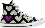 Кроссовки Converse Wmns Chuck Taylor All Star High Twisted Hearts - Black, черный - фото
