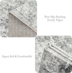 Ковёр Soalmost Washable для гостиной, 305х244 см, серый/белый - фото 4