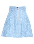 Мини-юбка Balmain, светло-голубой - фото