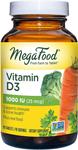 MegaFood Витамин D3 1000 МЕ (25 мкг) — 90 таблеток - фото