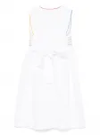 Платье с контрастной отделкой Siola, белый - фото 2