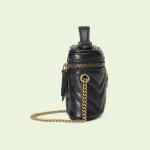 Сумка Gucci GG Marmont Mini Top Handle, черный - фото 5