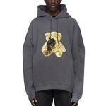 Вышитый худи с мишкой WE11DONE, черный - фото 7