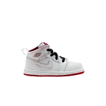 Кроссовки Air Jordan 1 Retro Mid TD 'White Red', красный - фото
