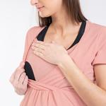 Футболка походная Quechua для беременных, темно-розовый - фото 6