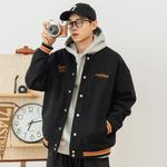 Бейсбольная куртка унисекс 714STREET, Хизер Грей - фото 4