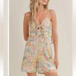 Комбинезон Dream On Tie Front в цвете Multi Sadie & Sage - фото