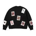 Свитер Supreme FW25 Beaded Cards, черный - фото 2