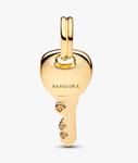 Шарм Pandora Key Dangle, золото - фото 2