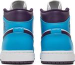Кроссовки Air Jordan 1 Mid Hornets, синий - фото 6