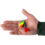 Спиннер Weta Puff №4 Раста CAPERLAN, зеленый/красный/желтый - фото 3