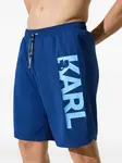 Плавки с логотипом KARL LAGERFELD, синий - фото 2