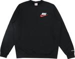 Толстовка Supreme x Nike Crewneck 'Black', черный - фото 2