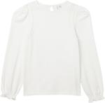 Вязаный топ с отделкой Janie and Jack, White - фото