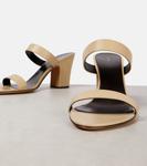 Кожаные сандалии Awar The Row, Iron Grey - фото 5