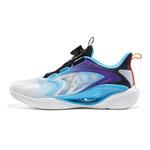 Кроссовки детские Qing Feng 5.0 GS Low-top черные/Hyper Royal/хром Xtep, черный - фото