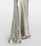 Атласное платье Валлетта Galvan, серебряный - фото 5