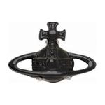 Vivienne Westwood Мужские черные серьги из латуни - фото 4