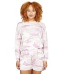 Толстовка Splendid, Camo Bubble Pullover Sweatshirt - фото