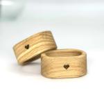 Кольцо для салфеток, дерево - фото