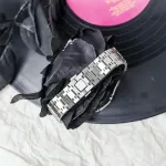 CASIO Часы Men Liquid Crystal/Analog Dual Display Series Red Watch, Red Silver Wave Silver Scale-Silver Full Diamond - фото 7