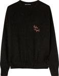 Свитер Palm Angels The Palm Sweater 'Black/Fuchsia', черный - фото 2