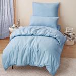 Комплект постельного белья RUIKASI, 2 предмета, 155х220/80x80, светло-голубой - фото 4
