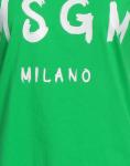 Футболка Msgm, зеленый - фото 4