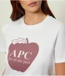 Футболка POMME regular fit A.P.C, белый - фото 4