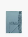 Плед John Lewis Plain Merino Wool, цвет storm/blue - фото