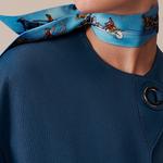 HERMES Шёлковый шарф, Blue - фото 2