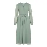 Платье Vila Falia long sleeve, зеленый - фото 3