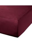 Простыня Erwin Müller, цвет weinrot - фото