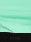 Топ с эластичным поясом Msgm, зеленый - фото 3