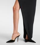 Платье Инес из фая с бантом Safiyaa, Beverly On Black - фото 5