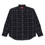 Рубашка Supreme Plaid Flannel Shirt, Black - фото