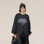 Свитшерт унисекс SESAME STREET, черный[Круглый вырез с флисовой подкладкой] - фото 5