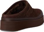 Сабо Tory Burch Women's Mellow Shearling Platform Mule, Dark Cocoa Tmono/Silver - фото 5