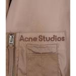 Acne Studios Куртка-бомбер с меховым воротником, Sandy Beige - фото 3