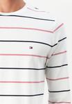 Топ Tommy Hilfiger STRIPE TEE, Ecru/White - фото 6