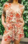 Donna Ромпер с принтом Rust Palm Veronica M, цвет rust palm print - фото