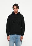 Худи Guess TRIANGLE RAW PATCH HOODIE, Jet Black/Black - фото