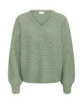 Kaffe Свитер 'KALianne' в крапчатом зеленом - фото