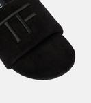 Вышитые шлепанцы Harrison Tom Ford, черный - фото 6