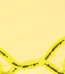 Детское боди из хлопкового джерси Off-White Kids, желтый - фото 3