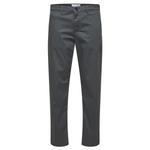 Брюки Selected New Miles Straight Fit Chino, серый - фото 3