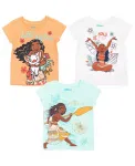 Футболки для девочек, 3 шт Moana - фото